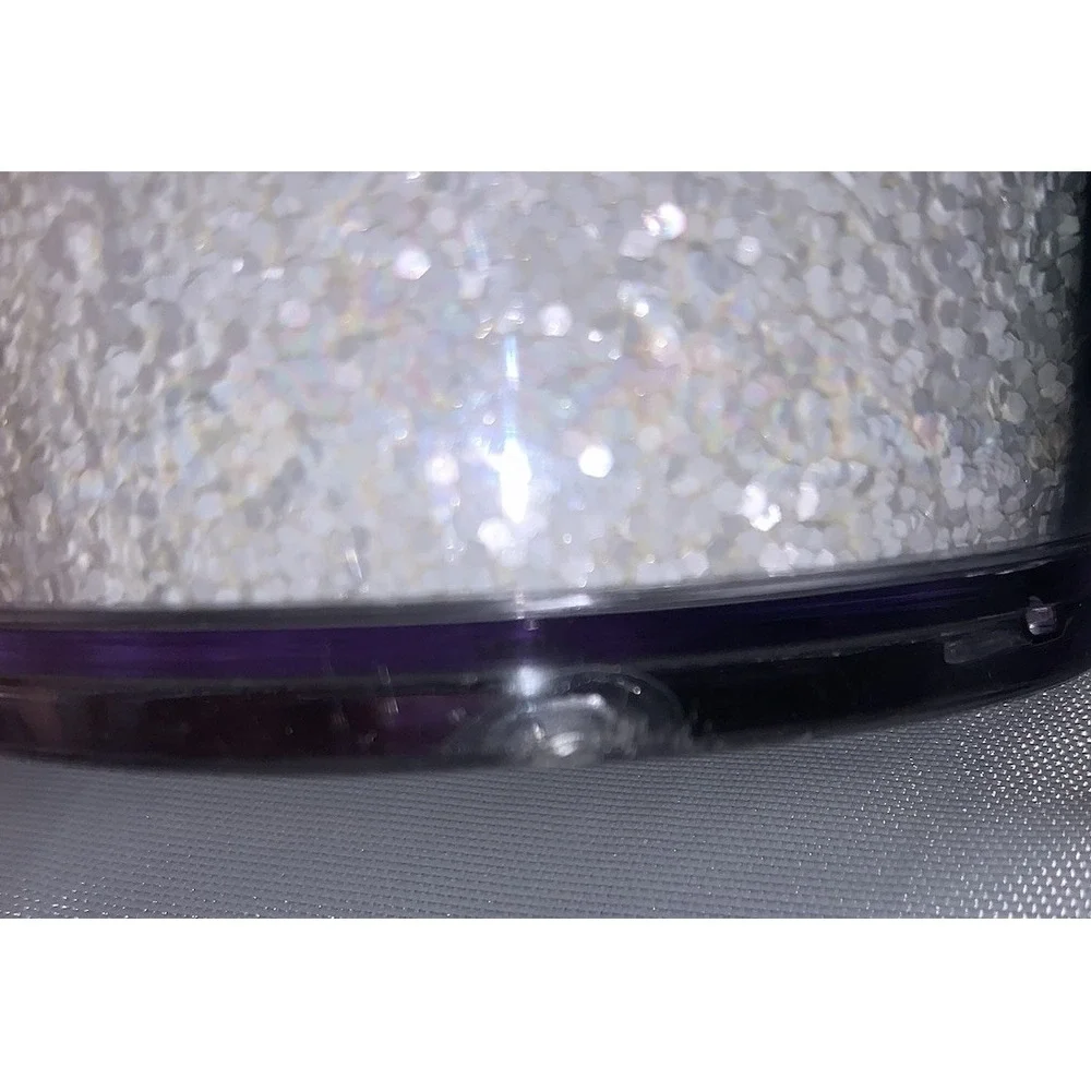 Starbucks Tumbler‎ Holiday Cascading Mirror Glitter Rose Gold Cold Cup 24 oz...